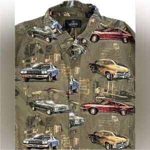 RedHead Men's Car Print Shirt